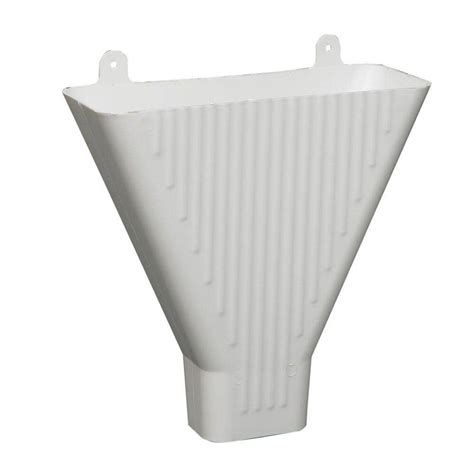 home depot down spouts|downspout funnel home depot.